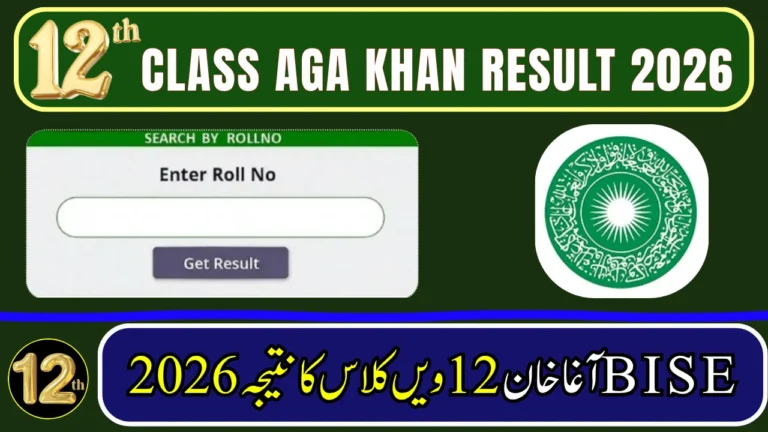 Aga Khan Board 2nd Year 12th Class Result 2026 — AKU-EB 2nd year Result