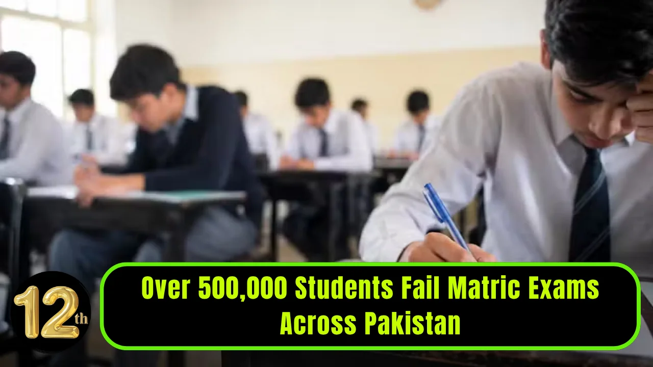 Over 500,000 Students Fail Matric Exams Across Pakistan 2025