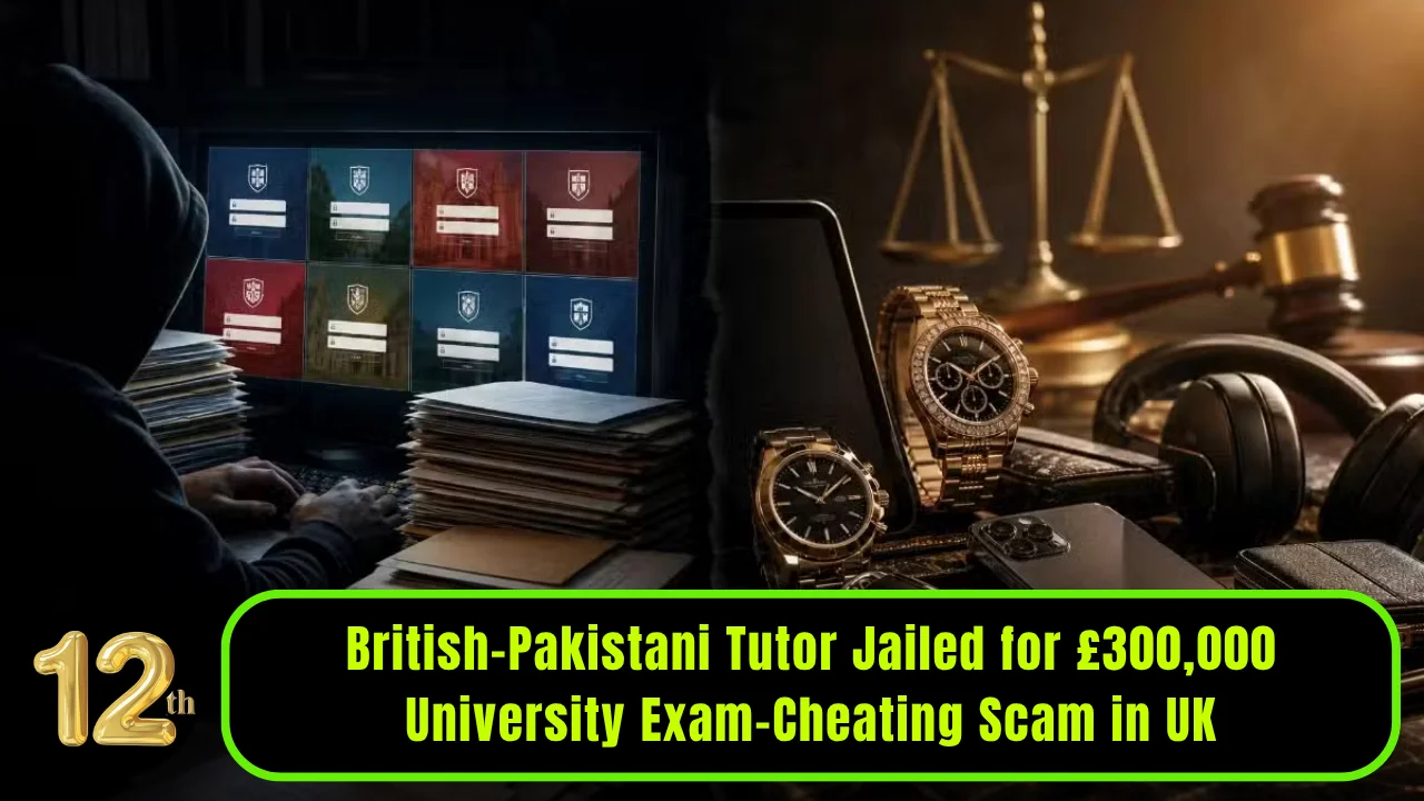 British-Pakistani Tutor Jailed for £300,000 University Exam-Cheating Scam in UK