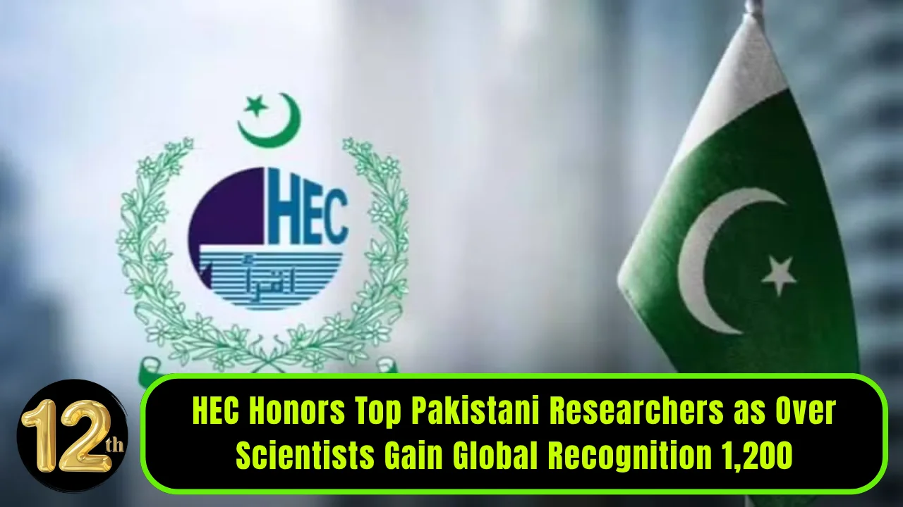 HEC Honors Top Pakistani Researchers as Over 1,200 Scientists Gain Global Recognition